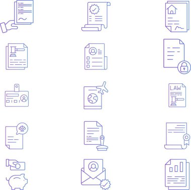  İzole edilmiş arka plana sahip iş illüstrasyonu 