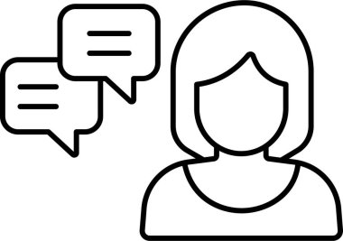 İzole edilmiş arkaplanı olan müşteri hizmetleri illüstrasyonu 