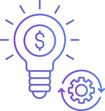   İzole edilmiş arkaplan ile fikir illüstrasyonu 