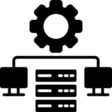    İzole edilmiş arkaplana sahip Bulut Hesaplama illüstrasyonu 