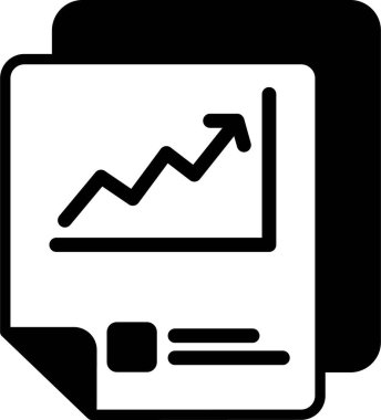 İzole edilmiş arkaplanı olan iş raporu illüstrasyonu 