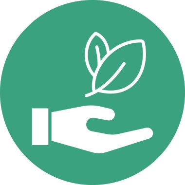 İzole edilmiş arkaplan ile eko bakım illüstrasyonu 