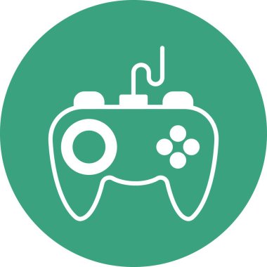 İzole edilmiş arkaplana sahip Joystick illüstrasyonu 