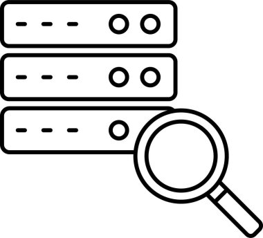 İzole edilmiş arkaplan ile Veri Keşfi illüstrasyonu 