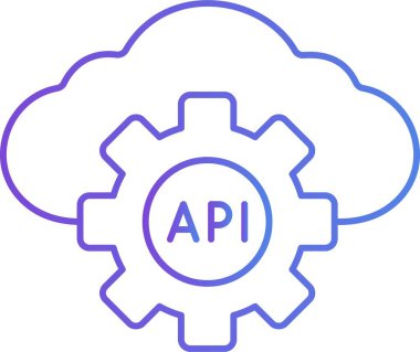 İzole edilmiş arkaplan ile Api illüstrasyonu 