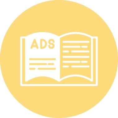 İzole edilmiş arkaplanı olan kitap pazarlama illüstrasyonu 