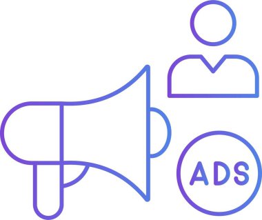 İzole edilmiş arka plana sahip müşteri pazarlama illüstrasyonu 