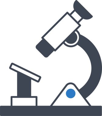  İzole edilmiş arkaplana sahip mikroskop çizimi 