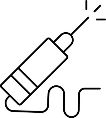 İzole edilmiş arkaplan ile lazer illüstrasyonu 
