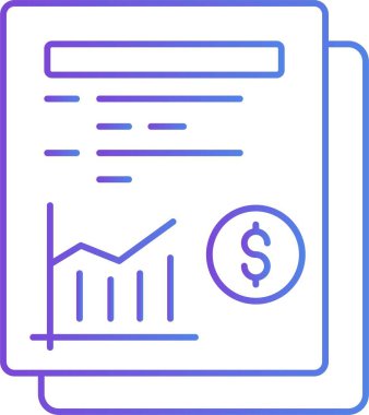  İzole edilmiş arkaplan ile sunum illüstrasyonu 