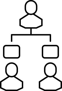  İzole edilmiş arka plana sahip karar illüstrasyonu 