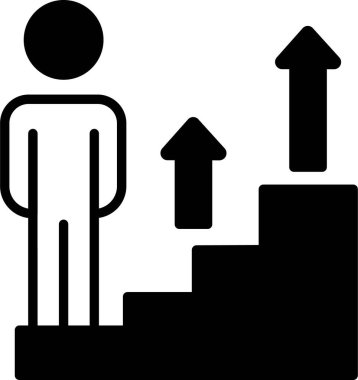  Tecrit edilmiş bir geçmişe sahip kariyer gelişimi çizimi 