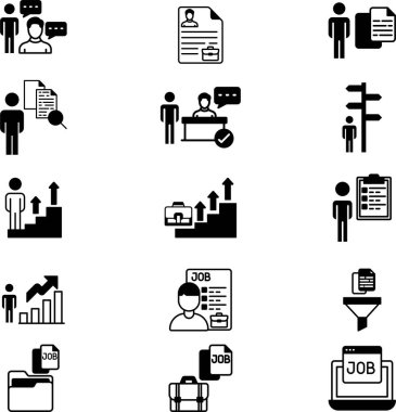 İzole edilmiş arka plana sahip İş Fuarı illüstrasyonu 