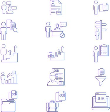 İzole edilmiş arka plana sahip İş Fuarı illüstrasyonu 