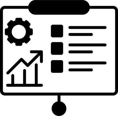  İzole edilmiş arkaplana sahip çubuk grafik illüstrasyonu