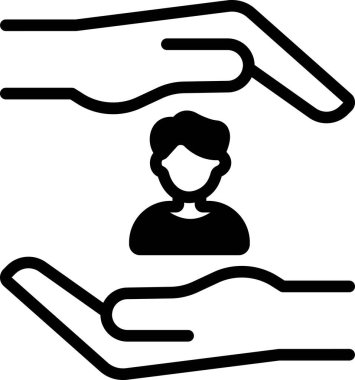 İzole edilmiş geçmişe sahip insan hakları illüstrasyonu