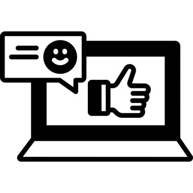  İzole edilmiş arkaplan ile geri bildirim illüstrasyonu