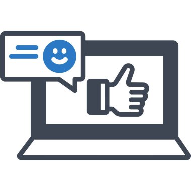   İzole edilmiş arkaplan ile geri bildirim illüstrasyonu