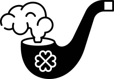 İzole edilmiş arkaplan ile Sigara Borusu illüstrasyonuName