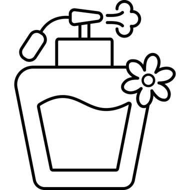 İzole edilmiş arkaplan ile güzel kokulu resimleme