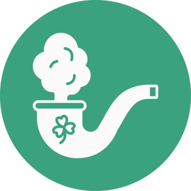  İzole edilmiş arka planda sigara Kavalı illüstrasyonu