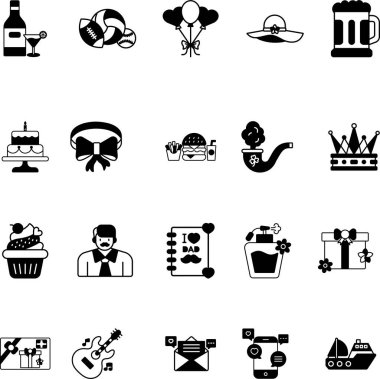 Ayrı bir geçmişe sahip Babalar Günü illüstrasyonu