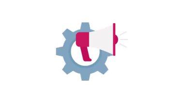 beyaz arkaplanda dişli vektör simgesi tasarımı