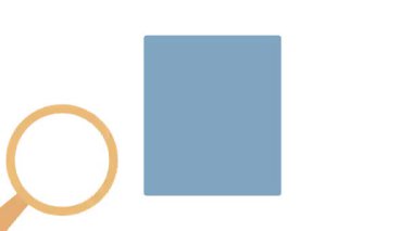 Grafik vektör simgesi ile büyüteç