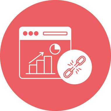 SERP (Arama Motoru Sonuç Sayfası) izole edilmiş arkaplan çizimi