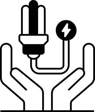 İzole edilmiş arka plan ile çevre dostu illüstrasyon