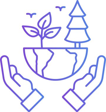 İzole edilmiş arka plana sahip küresel ısınma illüstrasyonu