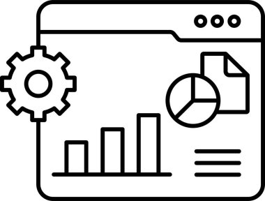 İzole edilmiş arkaplan ile Veri Merkezi illüstrasyonu