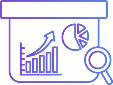 İzole edilmiş arkaplana sahip çubuk çizelgesi çizimi