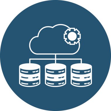 İzole edilmiş arkaplana sahip bulut illüstrasyonu