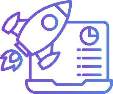 İzole edilmiş arkaplan ile İş Başlatımı illüstrasyonu