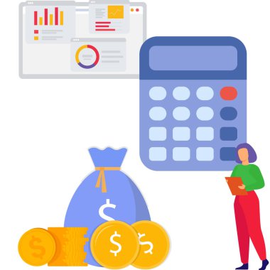 Finans Yönetimi İllüstrasyon Bütçe Planlaması