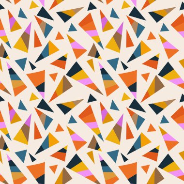 Abstract triangle pattern art background