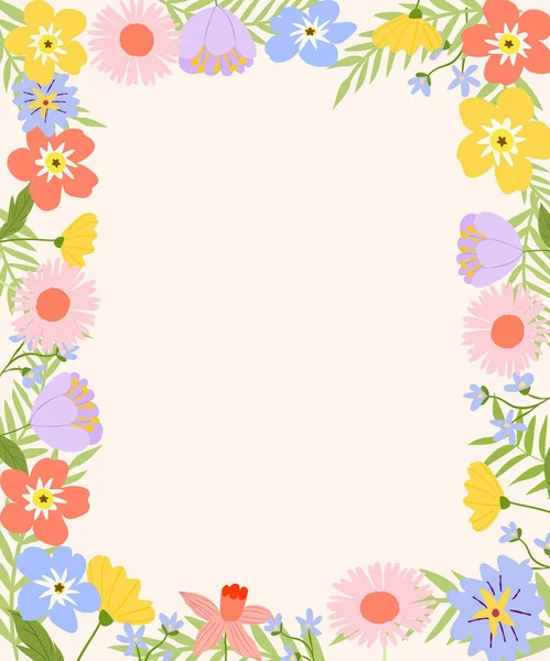 Çiçek çerçevesi arkaplanı 
