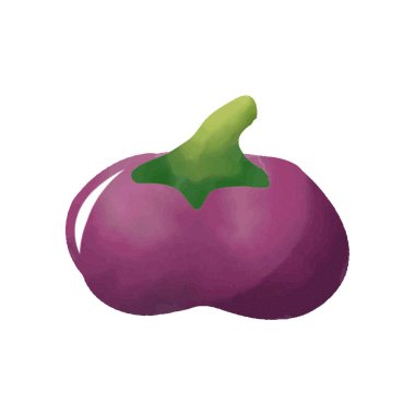 Havuç simgesi. Havuç vektör simgesi web tasarımı için karikatür çizimi