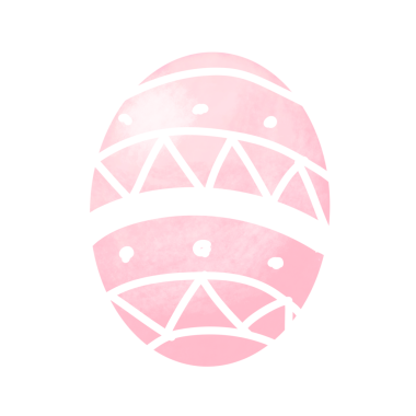 Pastel renge boyanmış Paskalya yumurtası