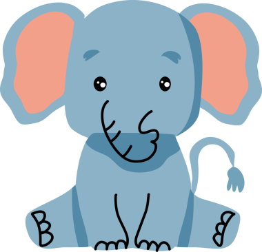 Şirin bebek fil çizgi filmi.