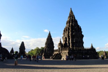 Main temple of Prambanan located in Java, Indonesia taken in July 2023.