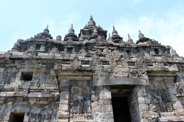 Entrance gate of Plaosan temple in Java, Indonesia. Taken in July 2022.