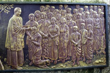 The first Javanese Catholics baptized by van Lith. Taken in July 2022