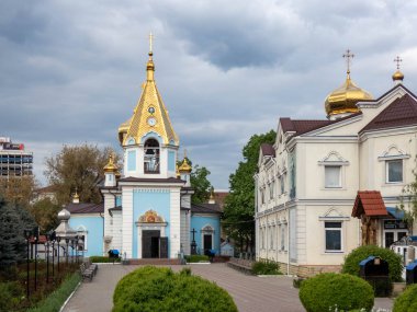 Moldova 'nın başkenti Chisinau' daki Ortodoks manastırı