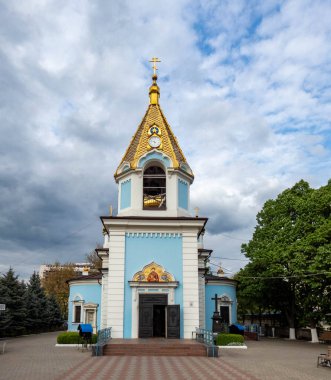 Moldova 'nın başkenti Chisinau' daki Ortodoks manastırı