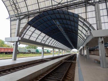 Moldova 'nın Chisinau kentindeki ana tren istasyonu