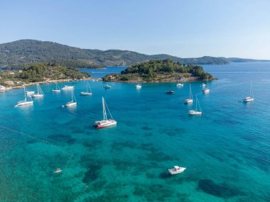 Vela Luka güney Hırvatistan 'daki Korcula adasında.