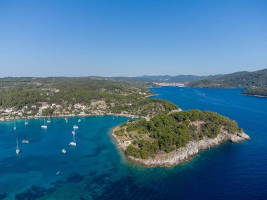 Vela Luka güney Hırvatistan 'daki Korcula adasında.