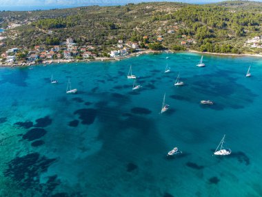 Vela Luka güney Hırvatistan 'daki Korcula adasında.